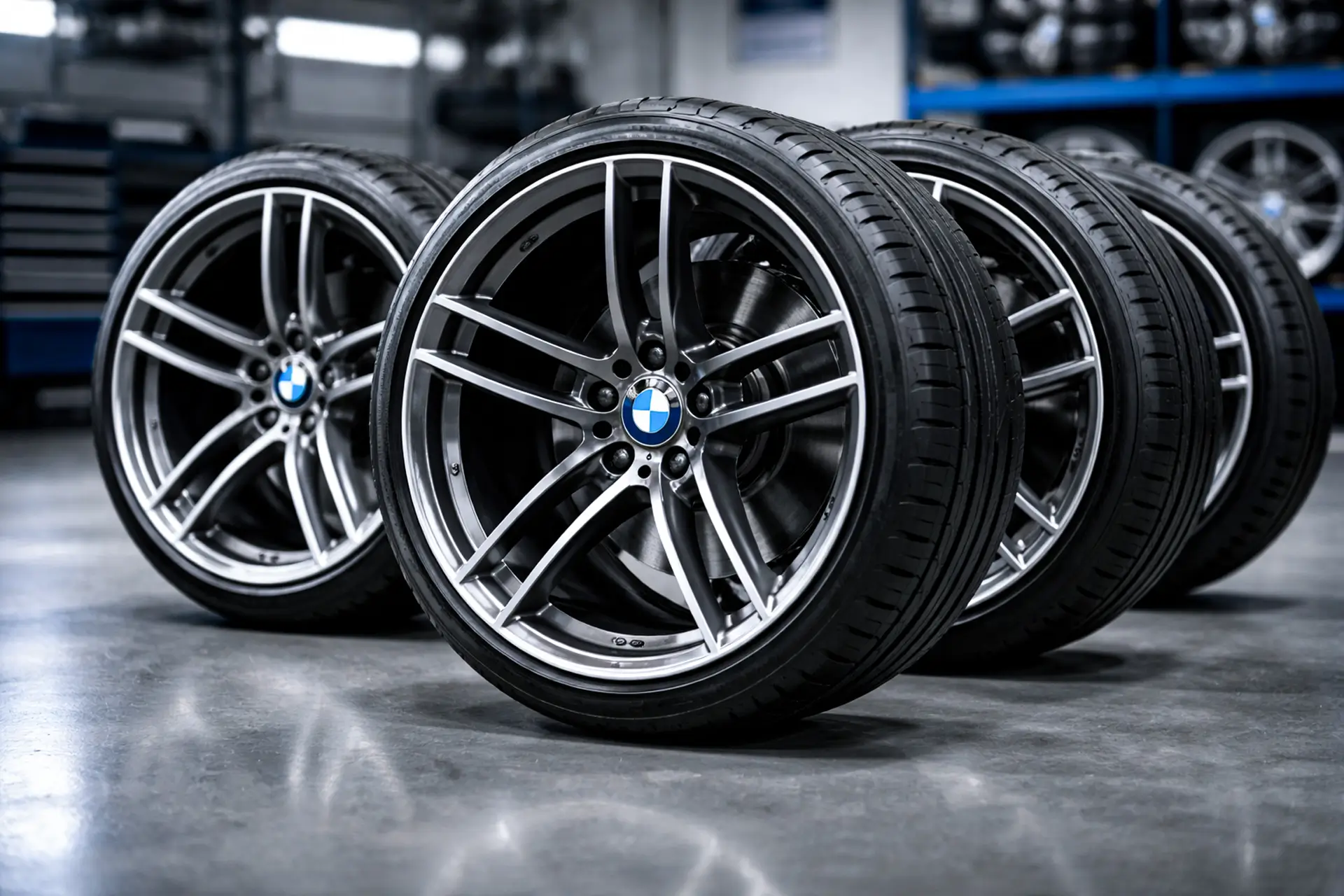 Original BMW Felgensatz mit Sommerreifen – Kompletträder in Düsseldorf