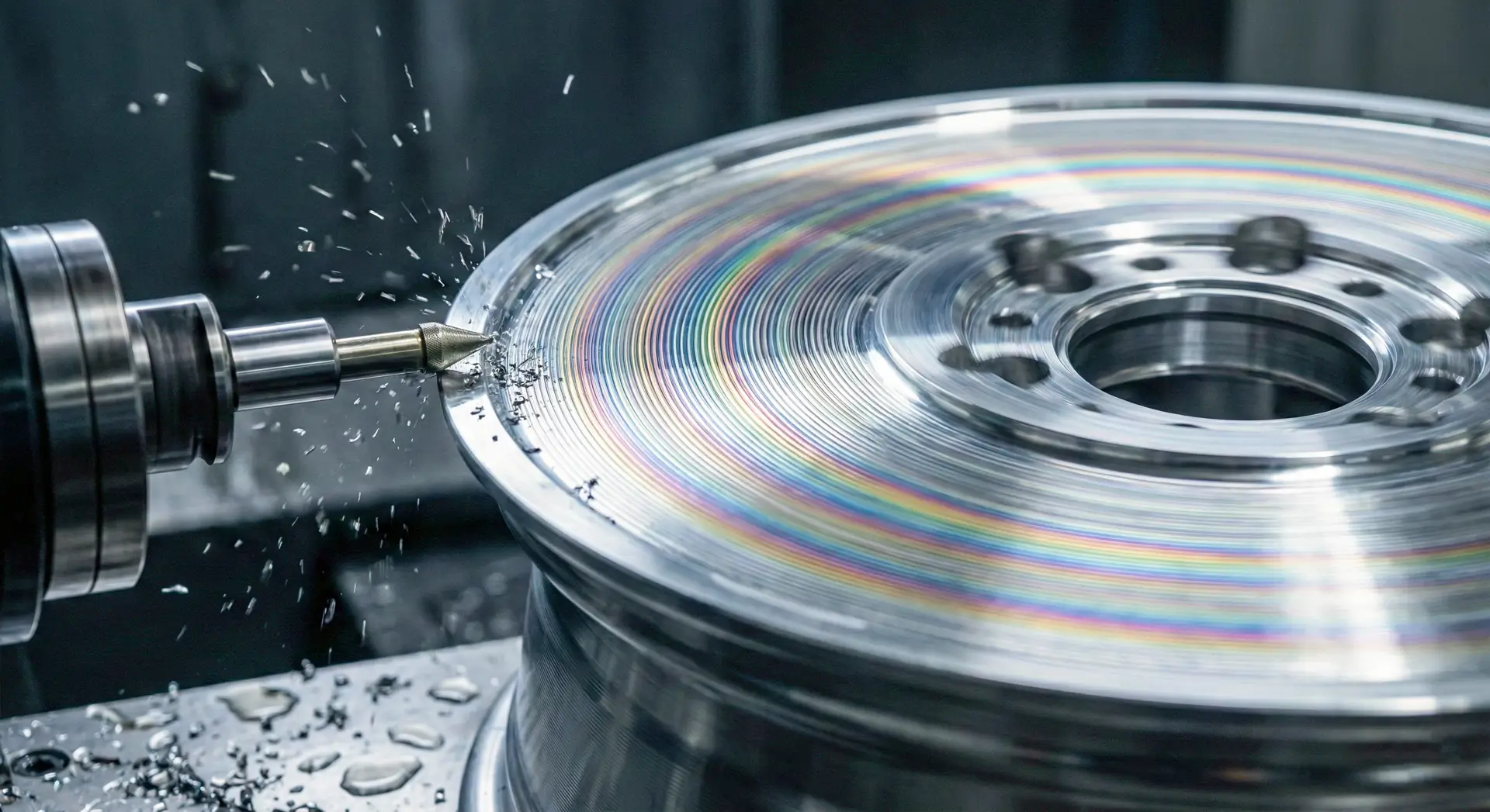 CNC-Glanzdrehen von Alufelgen in Düsseldorf – präzise Felgenveredelung